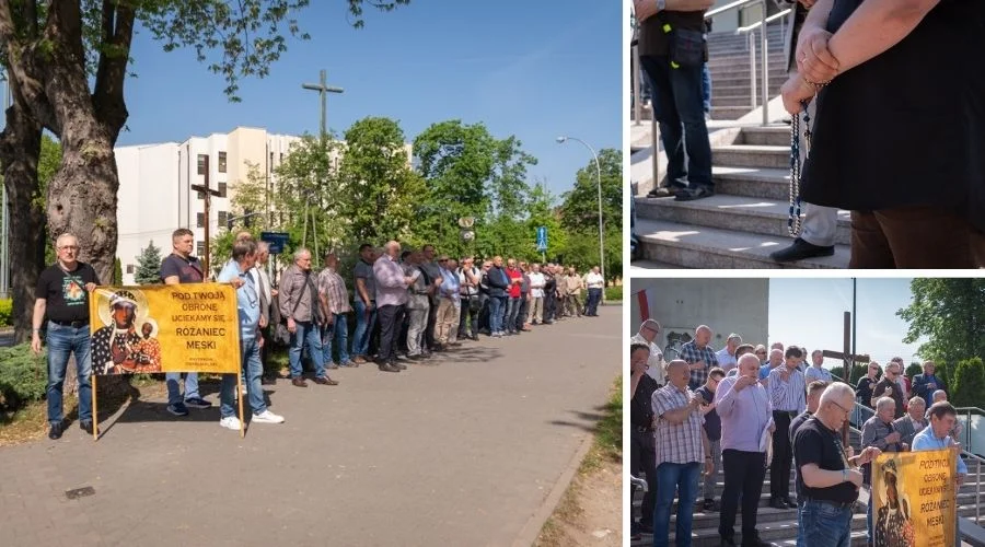 Przeszli ulicami Piotrkowa. 62. Męski Różaniec za nami [ZDJĘCIA] - Zdjęcie główne