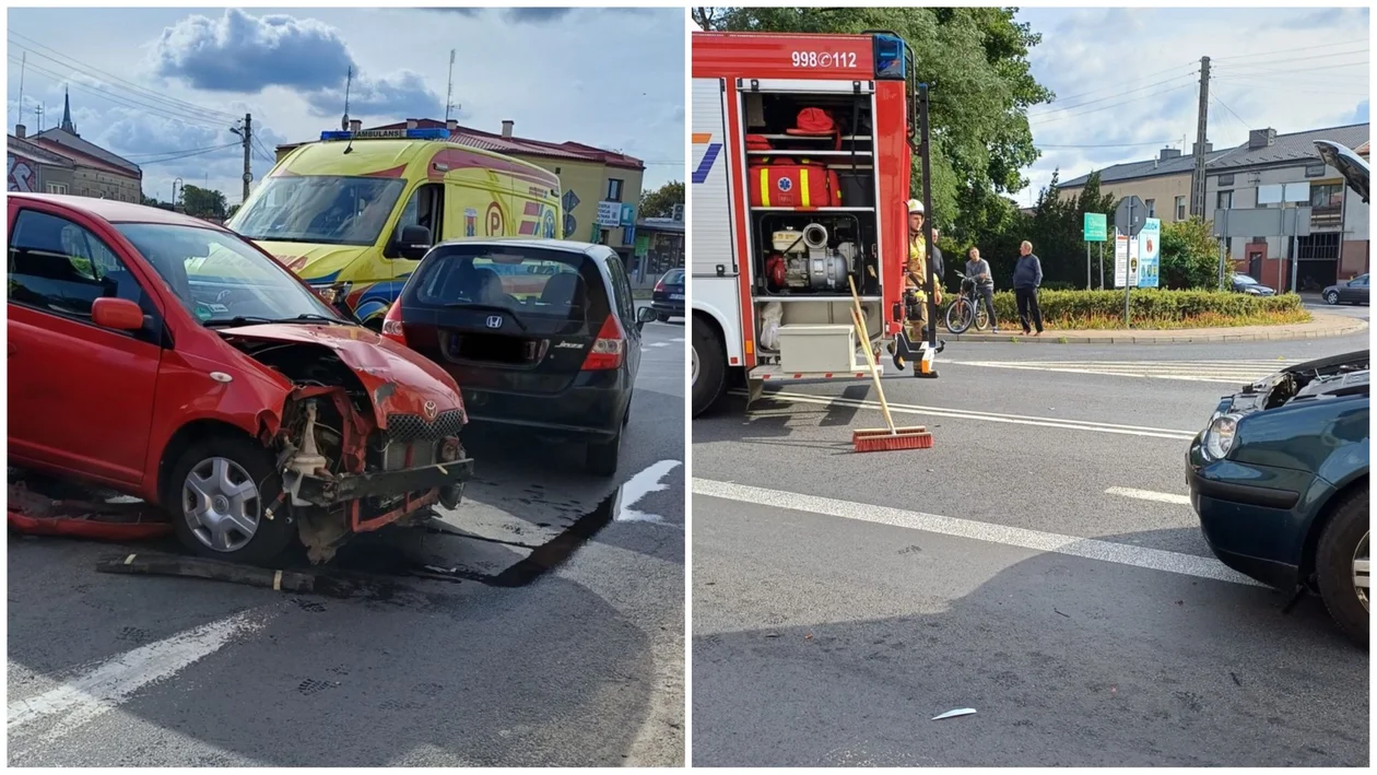 Zderzenie trzech pojazdów w powiecie. Doszło do wymuszenia pierwszeństwa? - Zdjęcie główne