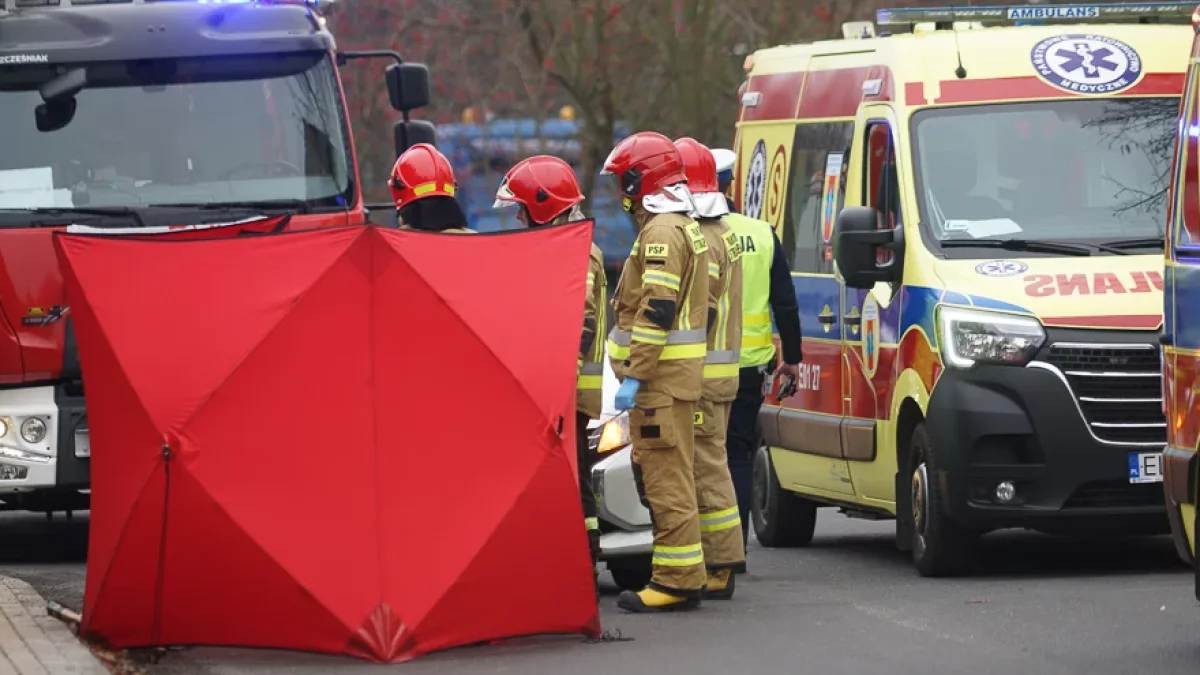 Dramat pod Piotrkowem. W pożarze zginął mężczyzna