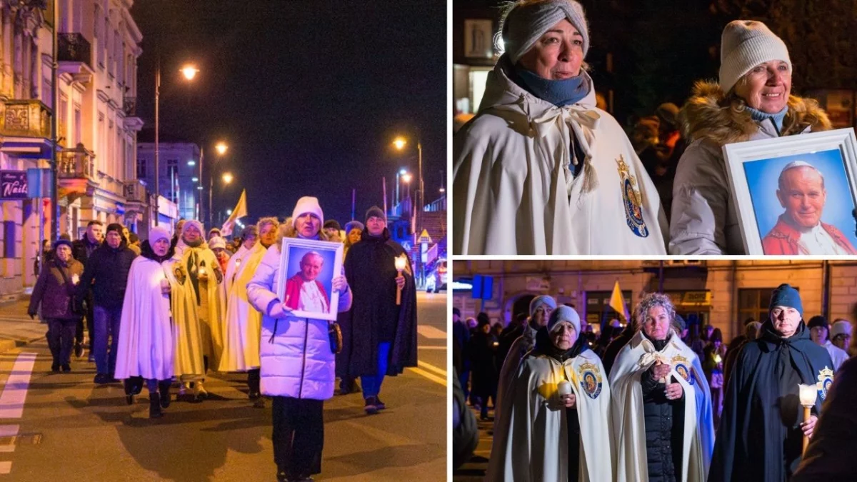 IV Marsz Papieski w Piotrkowie. Wspólna modlitwa i pomoc dla Kacpra [ZDJĘCIA]