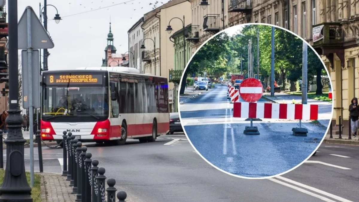 Zmiana trasy linii MZK. Remont w Piotrkowie wkracza w kolejny etap - Zdjęcie główne