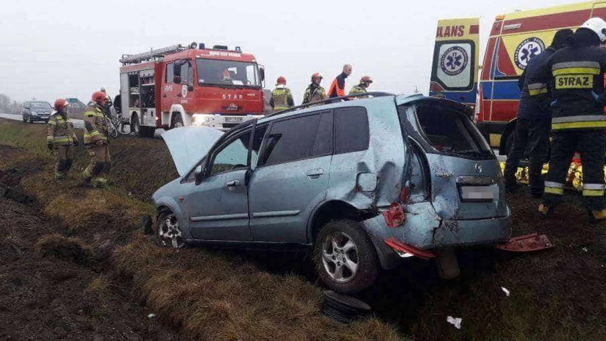 Pijany kierowca na drodze. Jazdę zakończył w przydrożnym rowie - Zdjęcie główne