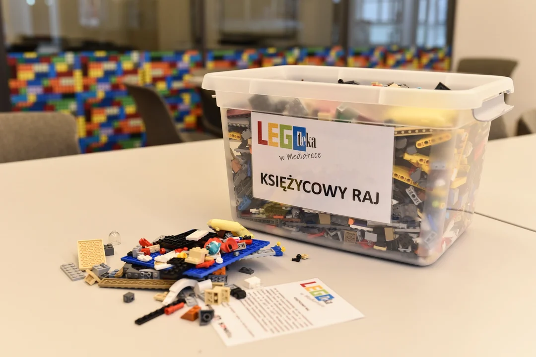 Przygoda z klockami lego w piotrkowskiej bibliotece - Zdjęcie główne