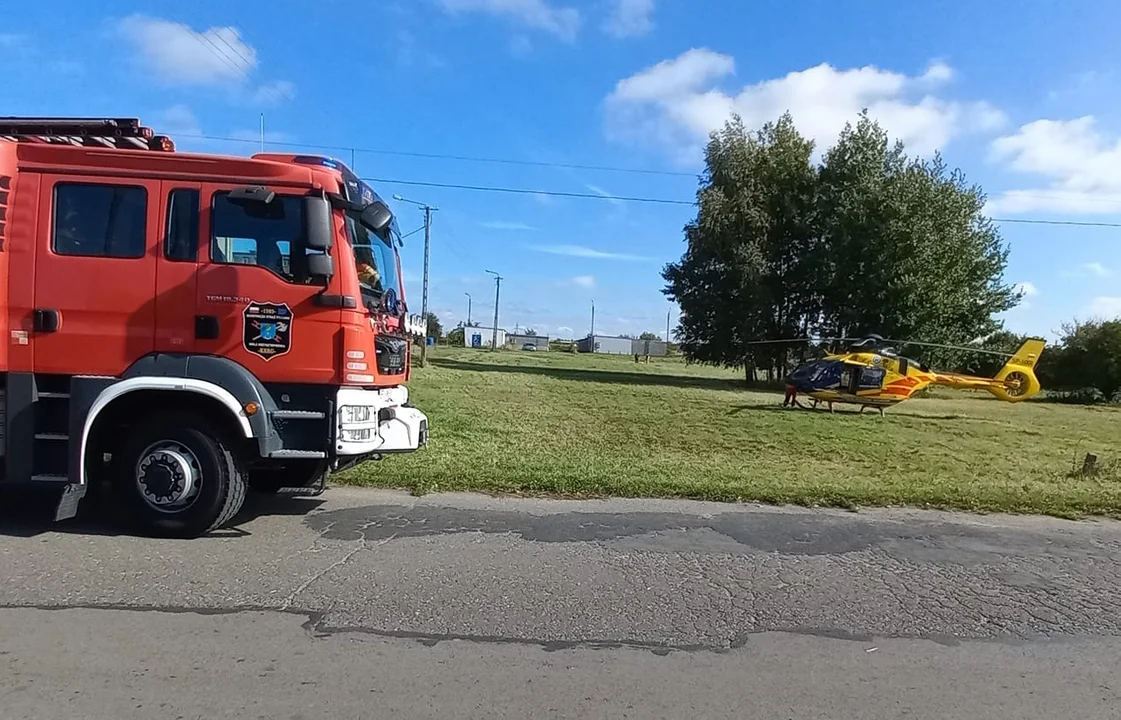 Nastolatek poparzony po samozapłonie butli z gazem. Interweniowało LPR - Zdjęcie główne