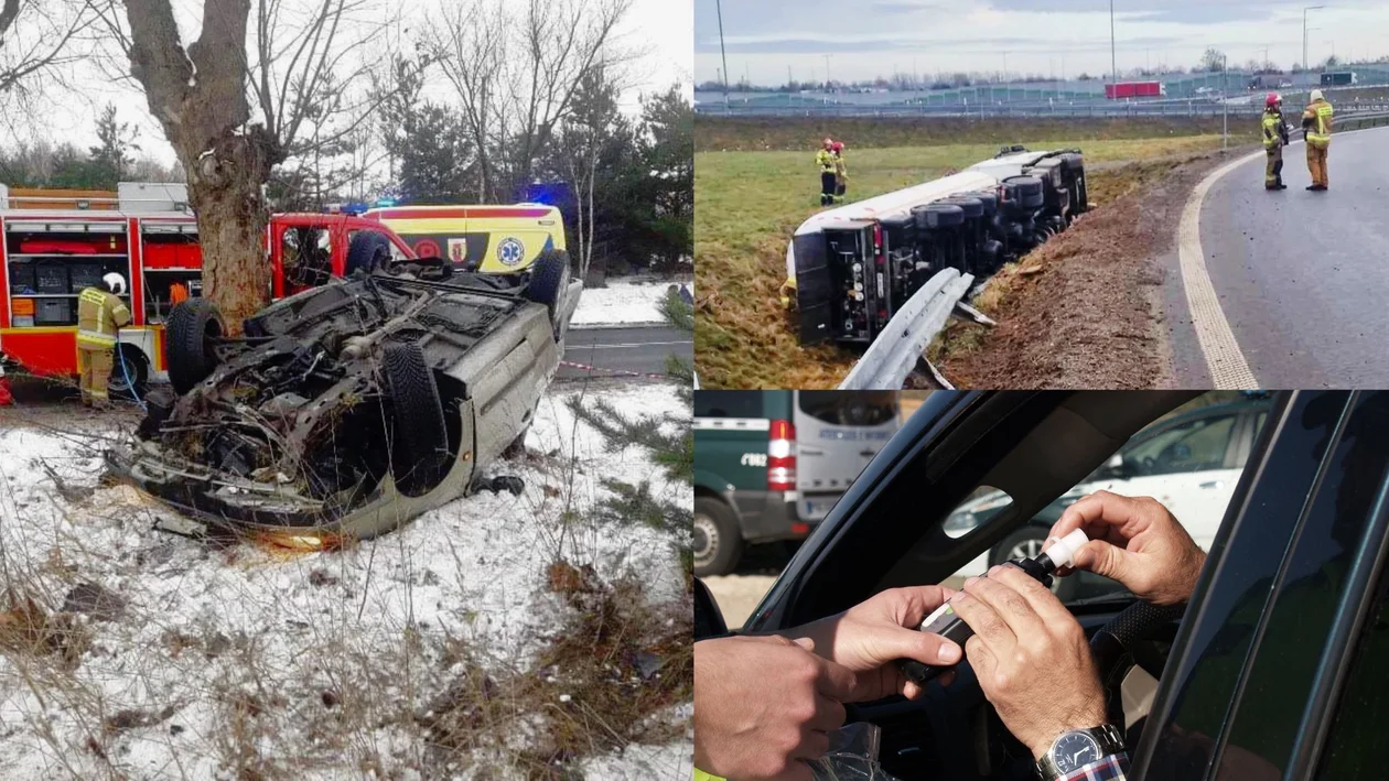 Plaga pijanych kierowców w powiecie piotrkowskim. "Na podwójnym gazie" złapano także policjanta i prokuratora - Zdjęcie główne