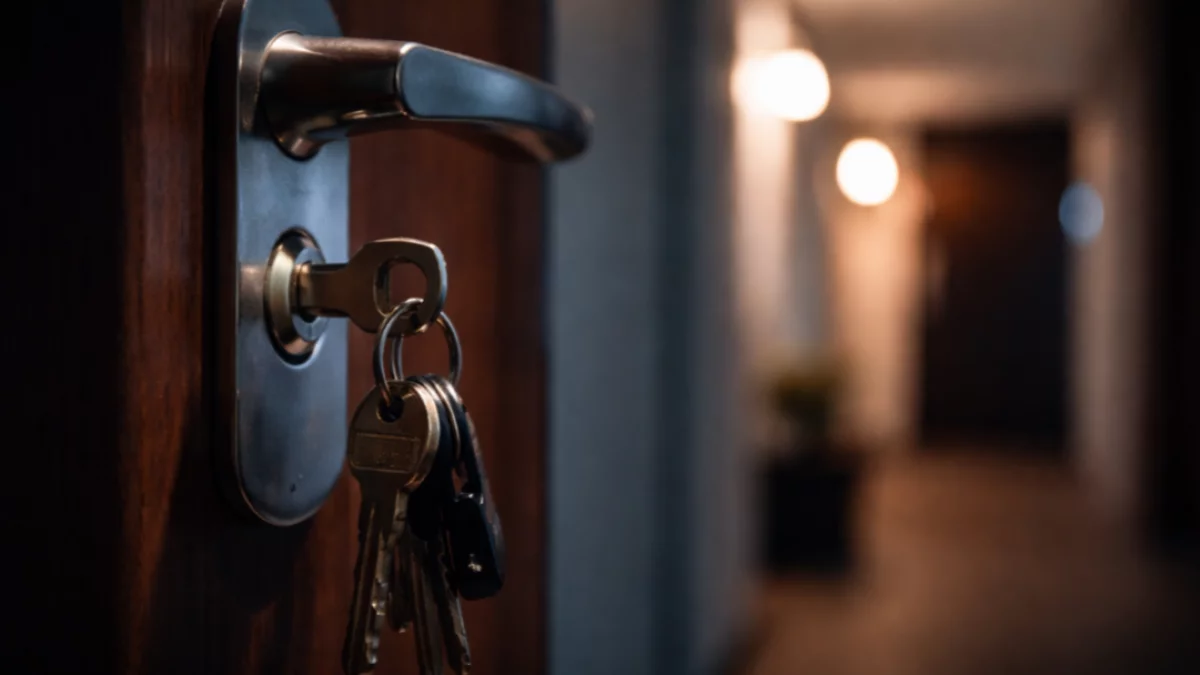 Klucz w zamku na noc? To błąd, który może mieć poważne skutki