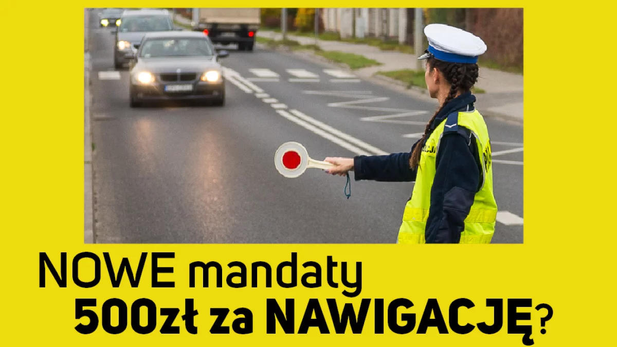 Nowe przepisy drogowe. Będzie wysoka kara za nawigację? - Zdjęcie główne