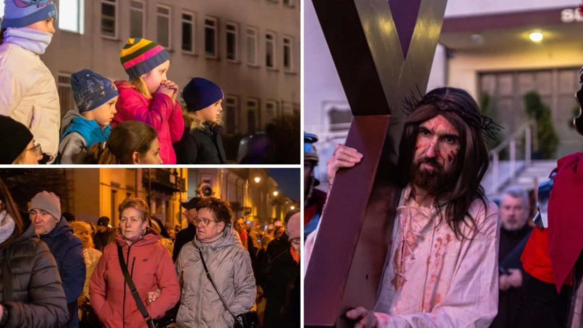 Modlitwa i tłumy wiernych na ulicach miasta. Droga Krzyżowa przeszła przez Piotrków [ZDJĘCIA]
