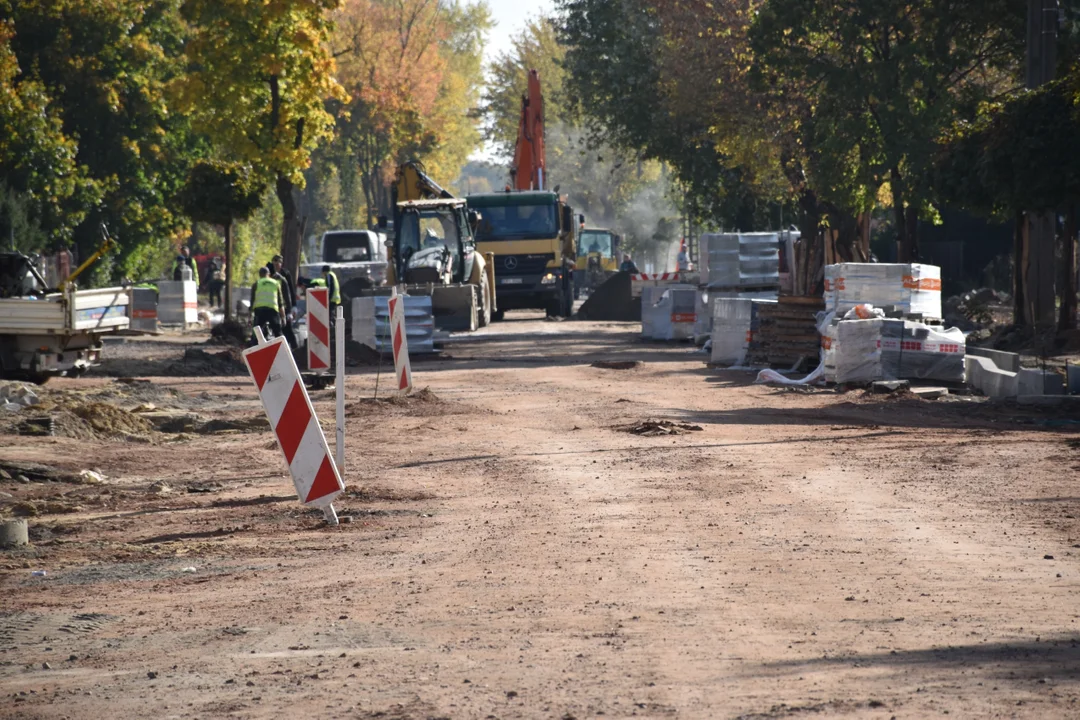 Decydujący etap modernizacji na jednej z piotrkowskich ulic - Zdjęcie główne