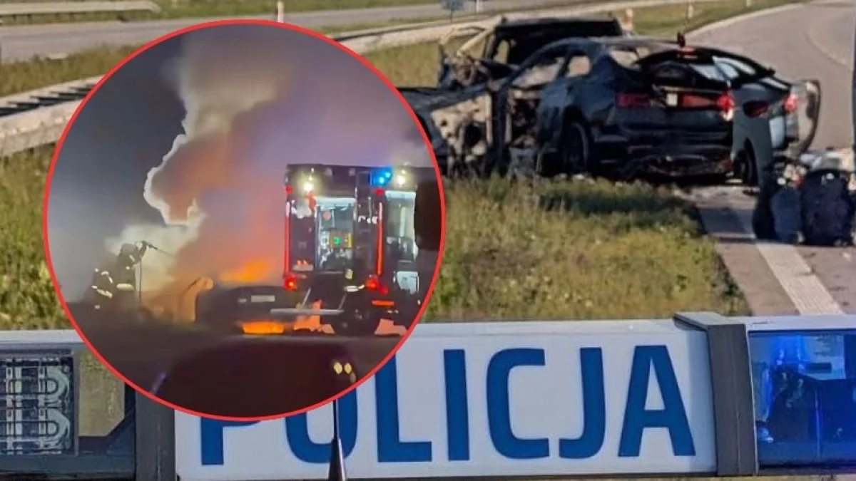 Dramat na A1. Pokazali film ze śmiertelnego wypadku