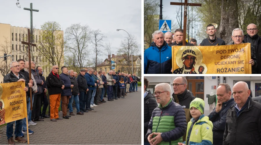 61. Męski Różaniec przeszedł ulicami Piotrkowa [ZDJĘCIA] - Zdjęcie główne