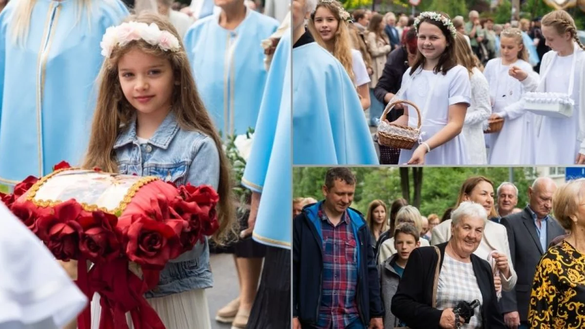 Procesja ulicami Piotrkowa. Tak wierni uczcili Boże Ciało [ZDJĘCIA]