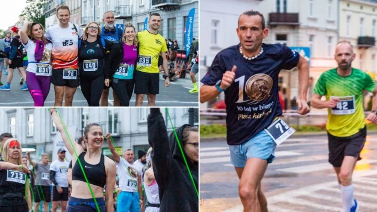 X Nocny Półmaraton Piotrkowski. Setki biegaczy na starcie [ZDJĘCIA]