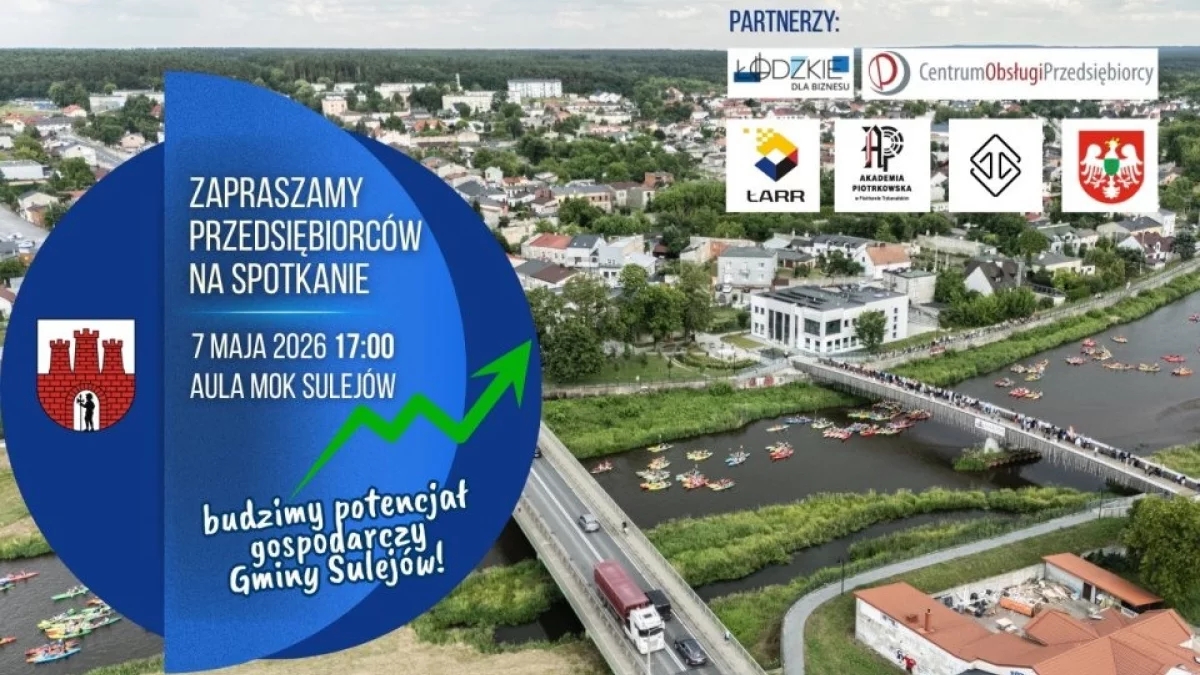 Gmina Sulejów zaprasza przedsiębiorców na spotkanie już w ten czwartek
