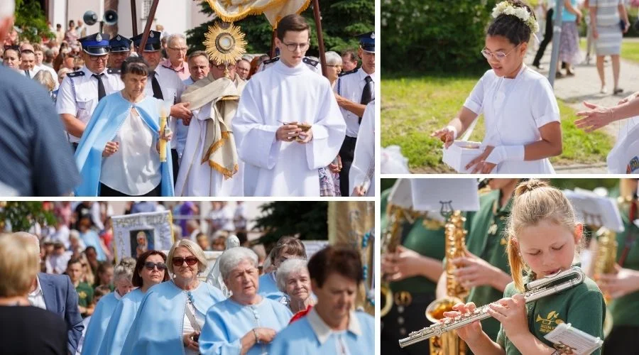 Uroczystość Bożego Ciała. Wierni przeszli ulicami Piotrkowa [ZDJĘCIA] - Zdjęcie główne