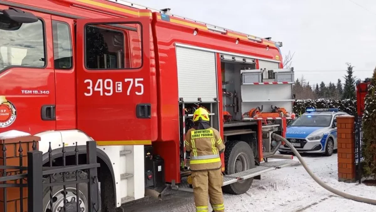 Pożar w gminie Sulejów. Na miejscu cztery zastępy - Zdjęcie główne