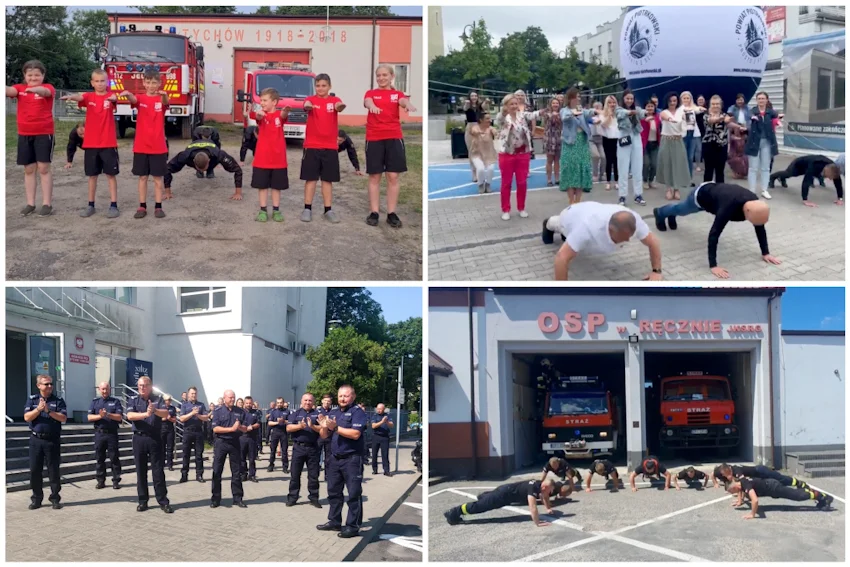 Robią pompki dla chorego Oskara. Trwa akcja #OskiChallenge - Zdjęcie główne