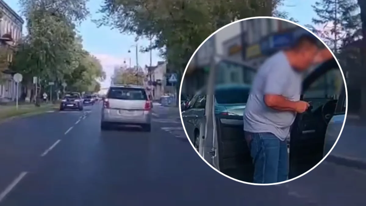 Jechał w Piotrkowie „od krawędzi do krawędzi”. W aucie był jeszcze poszukiwany