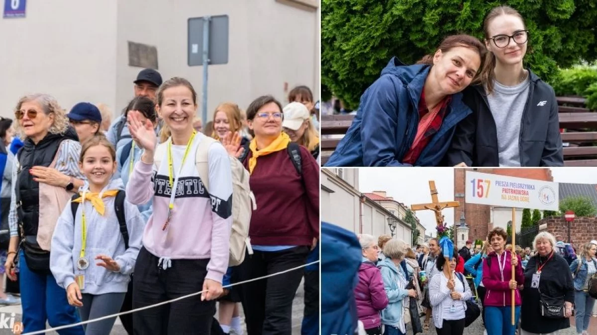 157. Piesza Pielgrzymka Piotrkowska wyruszyła. Pątnicy w drodze na Jasną Górę [ZDJĘCIA]