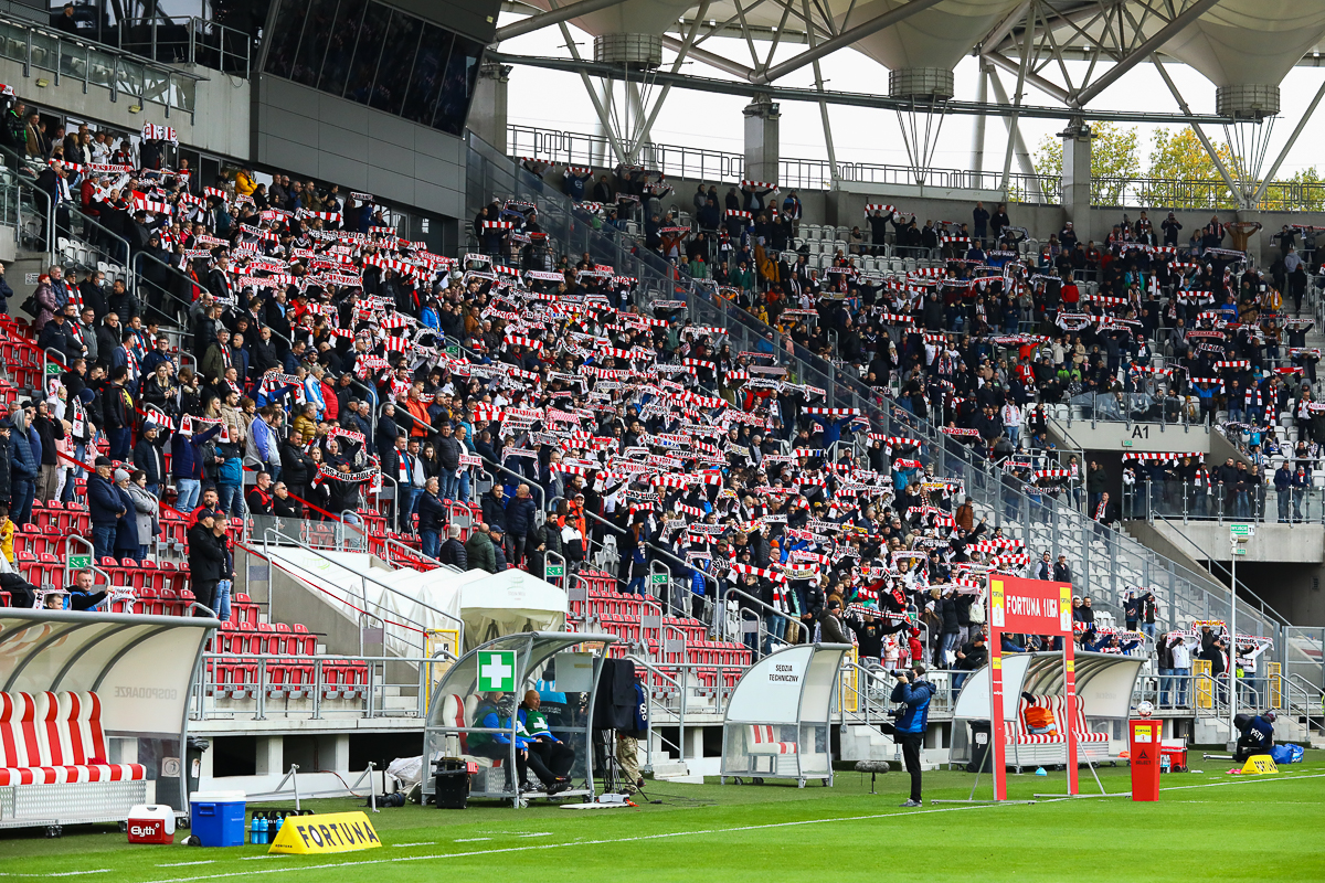 ŁKS Łódź - Arka Gdynia. Mecz 13. kolejki Fortuna 1 Ligi