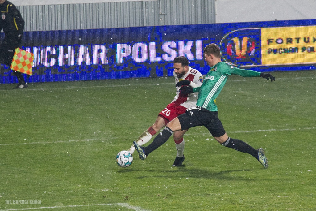 ŁKS Łódź dzielnie walczył, ale to Legia Warszawa zagra w ćwierćfinale Pucharu Polski (fot. Bartosz Kudaj - TuŁódź.pl)