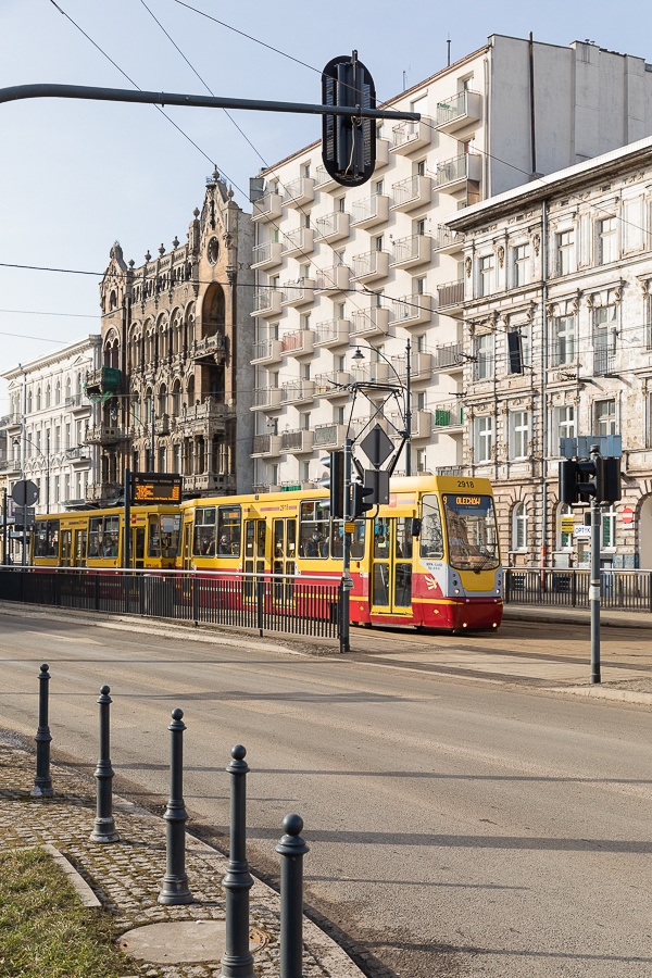 Zaplanowany marcowy remont skrzyżowania Przybyszewskiego – Kilińskiego w Łodzi to doraźna reakcja na kondycję torowiska. (fot. Michał Pietrzak - redakcja TuŁódź) |wiadomości łódzkie|Łódź|TuŁód