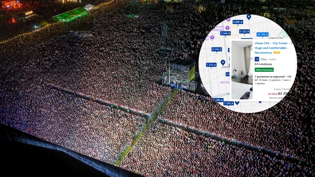Kosmiczne ceny noclegów na Łódź Summer Festival. Ponad 14 tysięcy za dobę