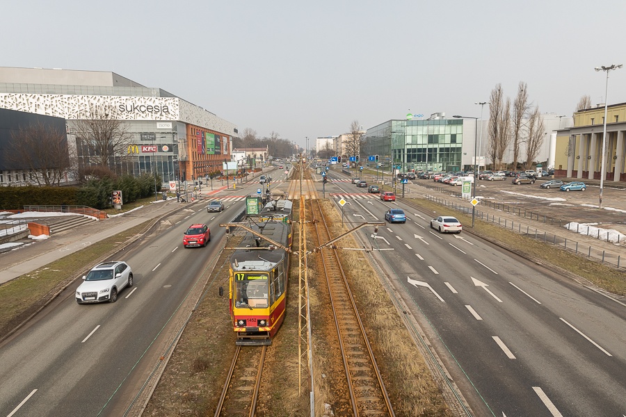 Zaplanowany marcowy remont skrzyżowania Przybyszewskiego – Kilińskiego w Łodzi to doraźna reakcja na kondycję torowiska. (fot. Michał Pietrzak - redakcja TuŁódź) |wiadomości łódzkie|Łódź|TuŁód