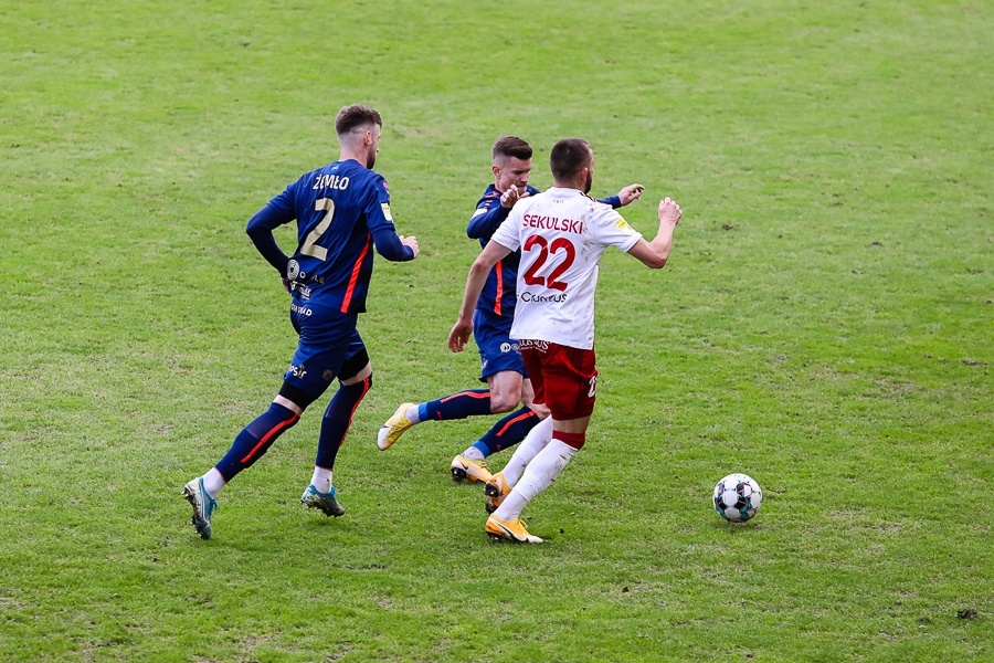 Napastnik ŁKS-u Łódź z najładniejszym golem kolejki w Fortuna 1 Lidze. Piłkarz czekał na bramkę w lidze tyle, ile jego drużyna na zwycięstwo - Zdjęcie główne