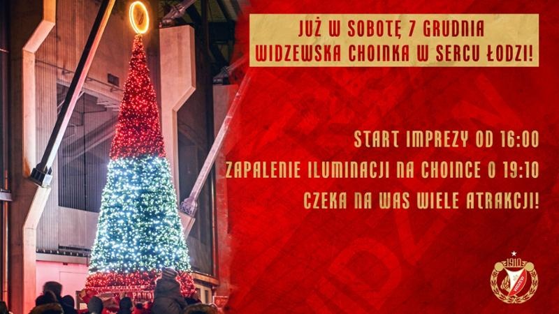 Widzewska choinka coraz bliżej! Klub oraz MAKiS przygotowują wiele atrakcji - Zdjęcie główne