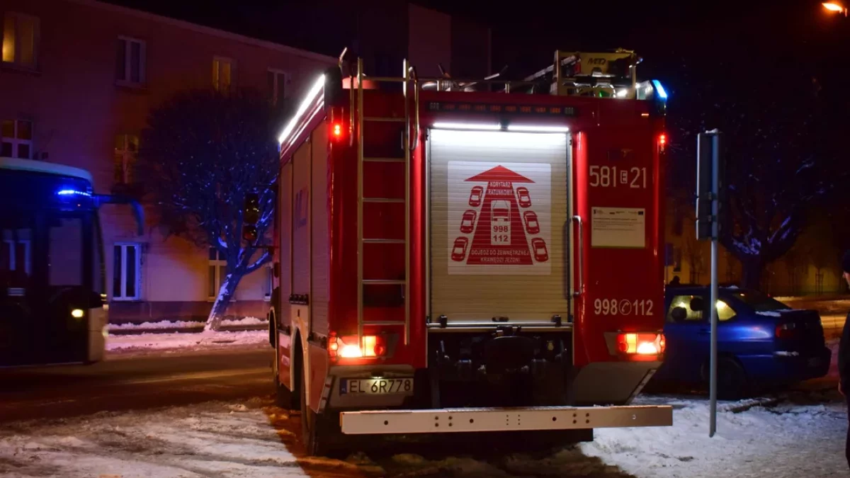 Nocny pożar przy ulicy Jaracza. Jedna osoba nie żyje - Zdjęcie główne