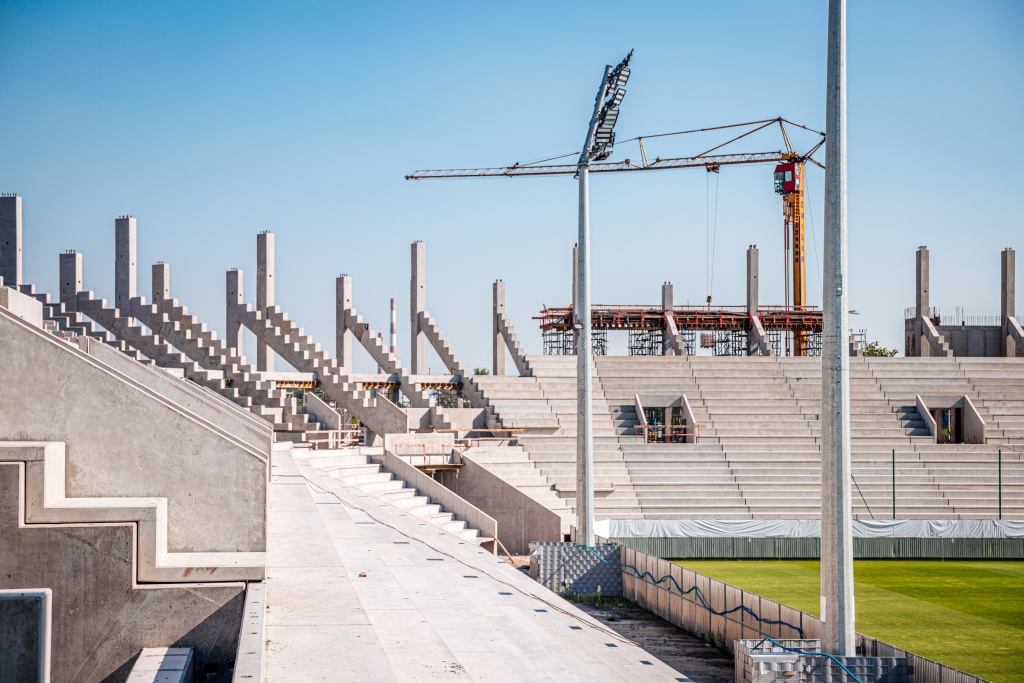 Poczyniono kolejne kroki w budowie stadionu ŁKS-u