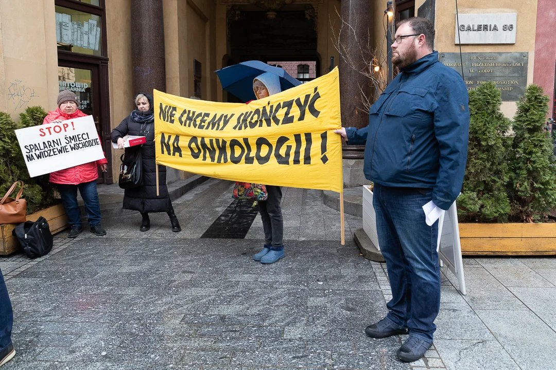 Protest mieszkańców Łodzi. Mówią „nie” spalarni śmieci na Widzewie