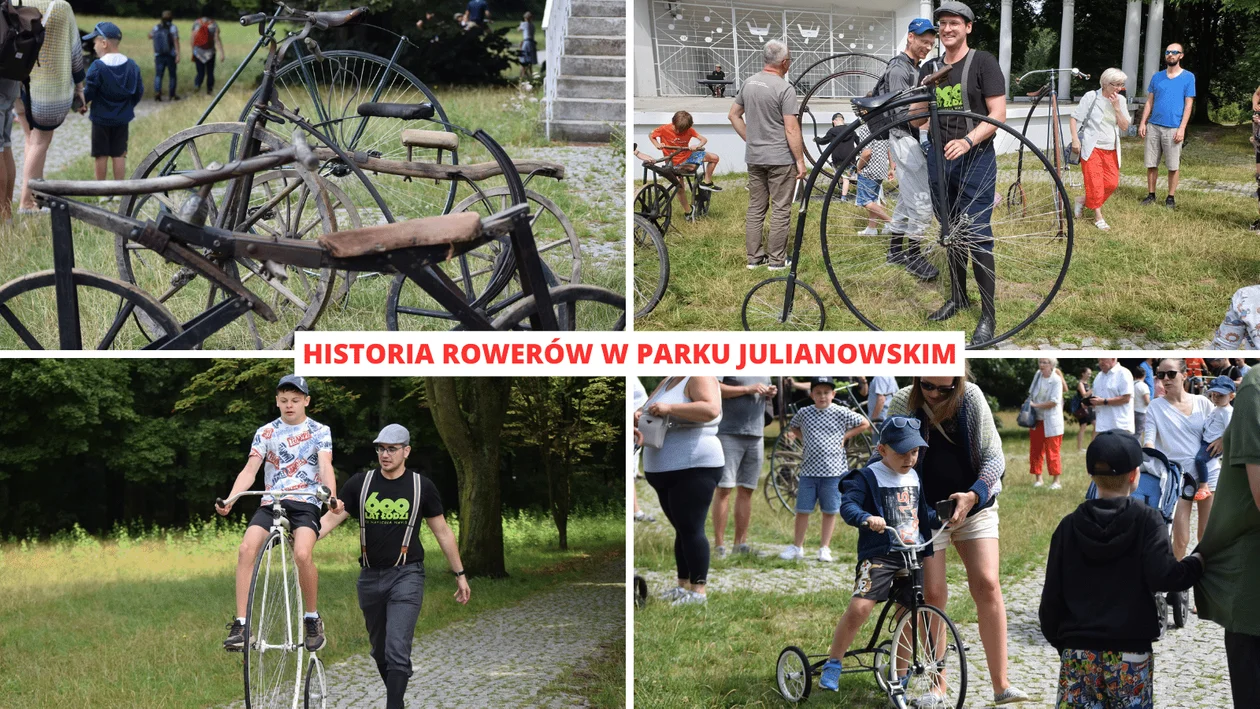 Rowerowy zawrót głowy w Parku Julianowskim. Wyjątkowe bicykle i pokazy [ZDJĘCIA] - Zdjęcie główne