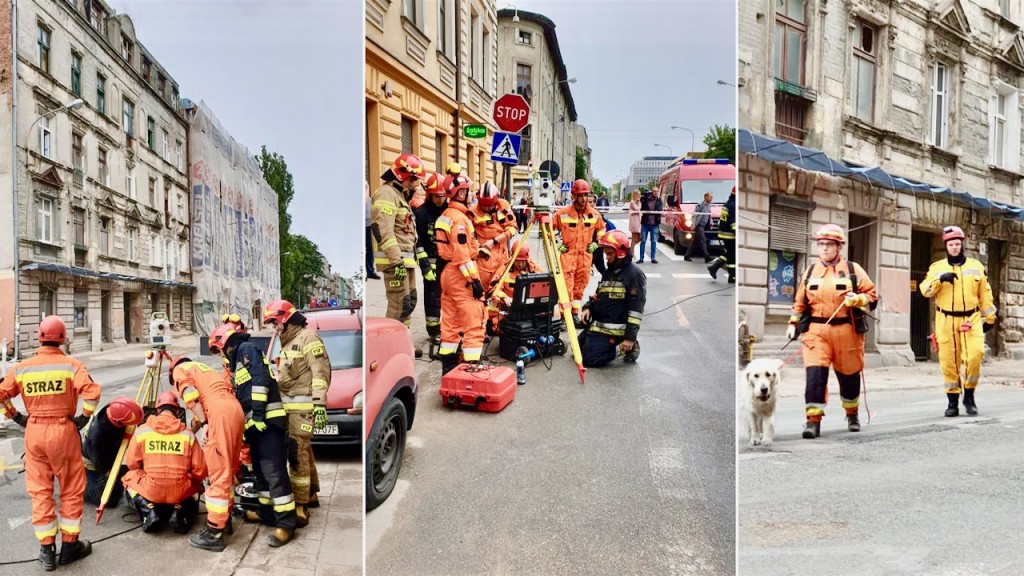 [PILNE] Zawalenie kamienicy w centrum Łodzi [ZDJĘCIA] - Zdjęcie główne