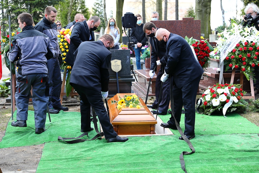 Ceremonia pogrzebowa Marka Czekalskiego, byłego prezydenta Łodzi (fot. Michał Pietrzak - TuLodz.pl)