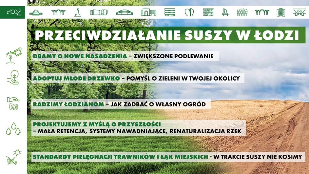 Łódź pomaga w walce z suszą - Zdjęcie główne