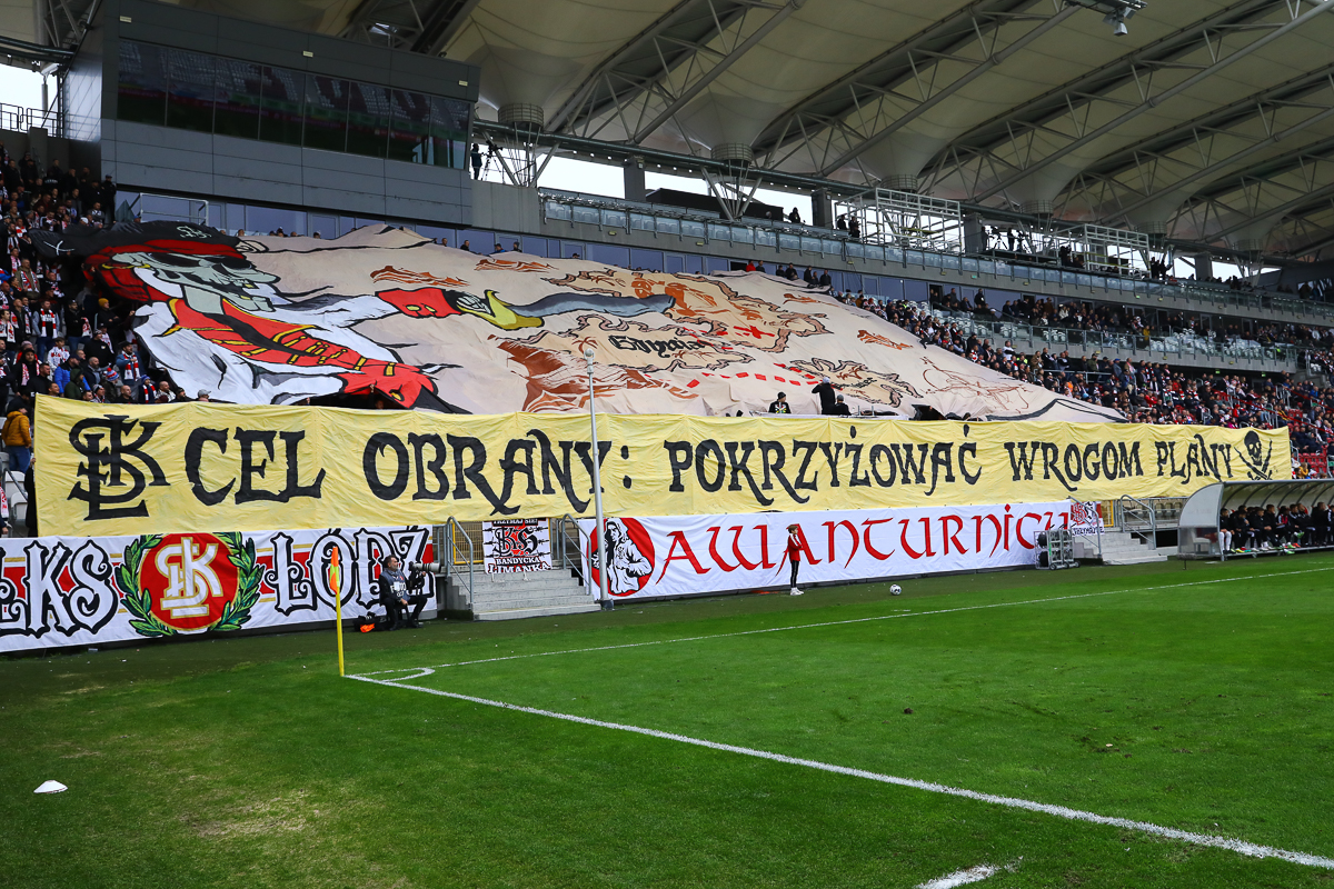 ŁKS Łódź - Arka Gdynia. Mecz 13. kolejki Fortuna 1 Ligi