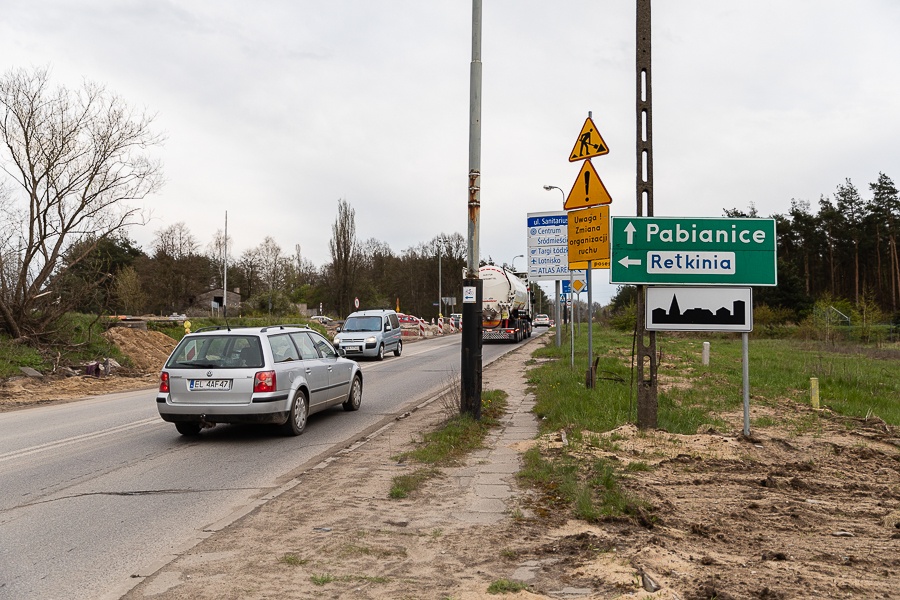 Budowa Zachodniej obwodnicy Łodzi - Obwodnica (Maratońska) (fot. Michał Pietrzak - redakcja TuŁódź) |wiadomości łódzkie | Łódź | TuŁódź