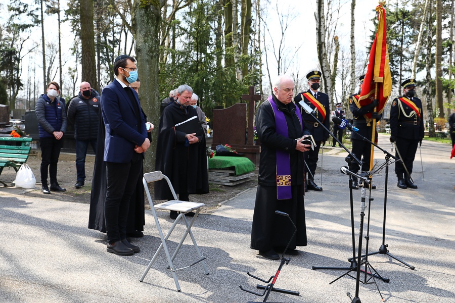 Ceremonia pogrzebowa Marka Czekalskiego, byłego prezydenta Łodzi (fot. Michał Pietrzak - TuLodz.pl)