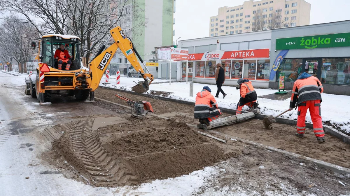 Trwa remont ulic i ronda na Chojnach. Problemem są nie tylko korki - Zdjęcie główne