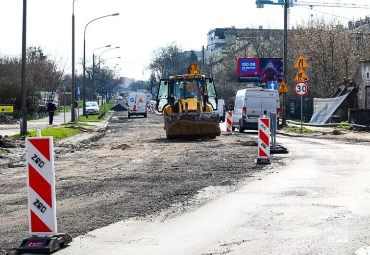 Drogi Łódź. Remont Obywatelskiej. Zmiany w organizacji ruchu - Zdjęcie główne