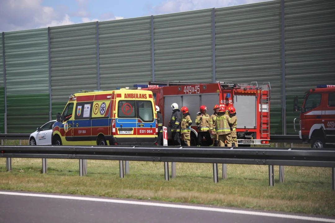 Śmierć 63-letniego kierowcy ciężarówki na autostradzie A1. Na miejscu prokurator - Zdjęcie główne