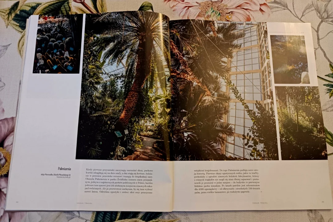 Pałac Rodziny Poznańskich ozdobił okładkę dodatku "Vogue Polska Travel"