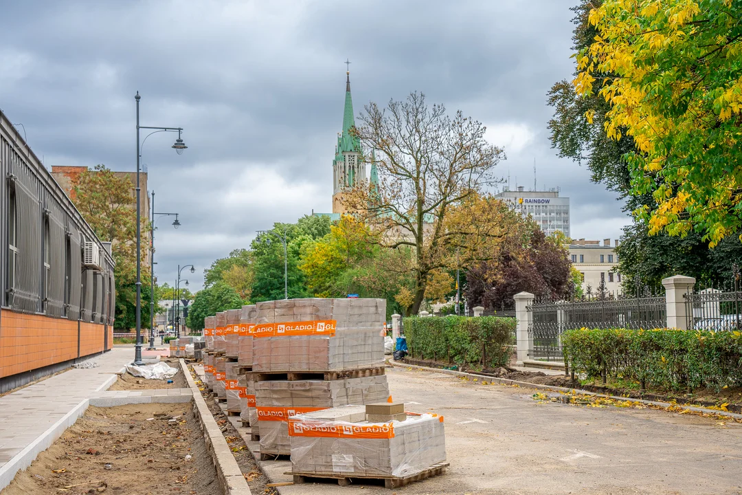 Ulica w centrum Łodzi zamieni się w ogród. Zobacz, jak postępują prace [zdjęcia] - Zdjęcie główne