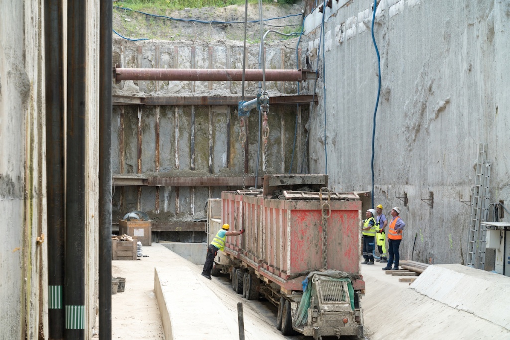 Tunel Łódź. Maszyna TBM zmierza w stronę dworca Łódź Fabryczna (fot. mat. prasowe / Grzegorz Biega)