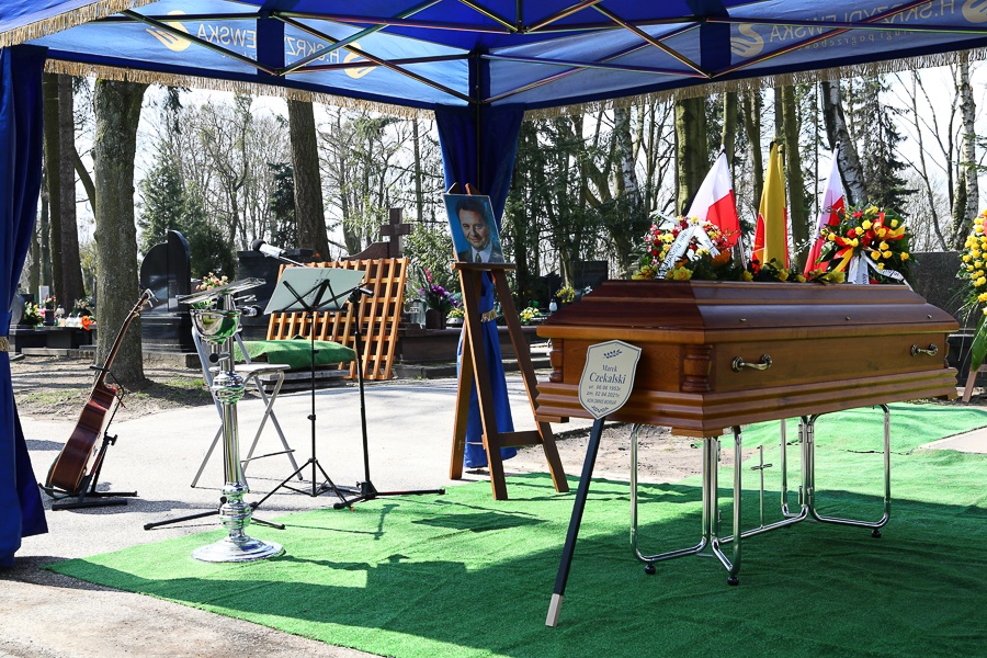 Ceremonia pogrzebowa Marka Czekalskiego, byłego prezydenta Łodzi (fot. Michał Pietrzak - TuLodz.pl)