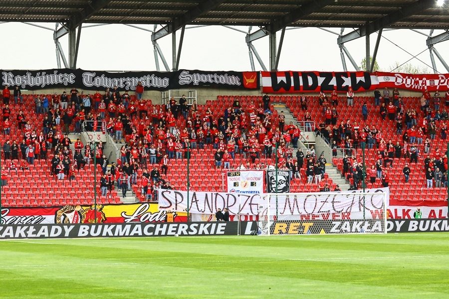 Widzew Łódź zdążył już ugościć swoich fanów. Jak wyglądał pierwszy mecz z udziałem publiczności w tym roku? (Fot. Michał Pietrzak/TuŁódź.pl)