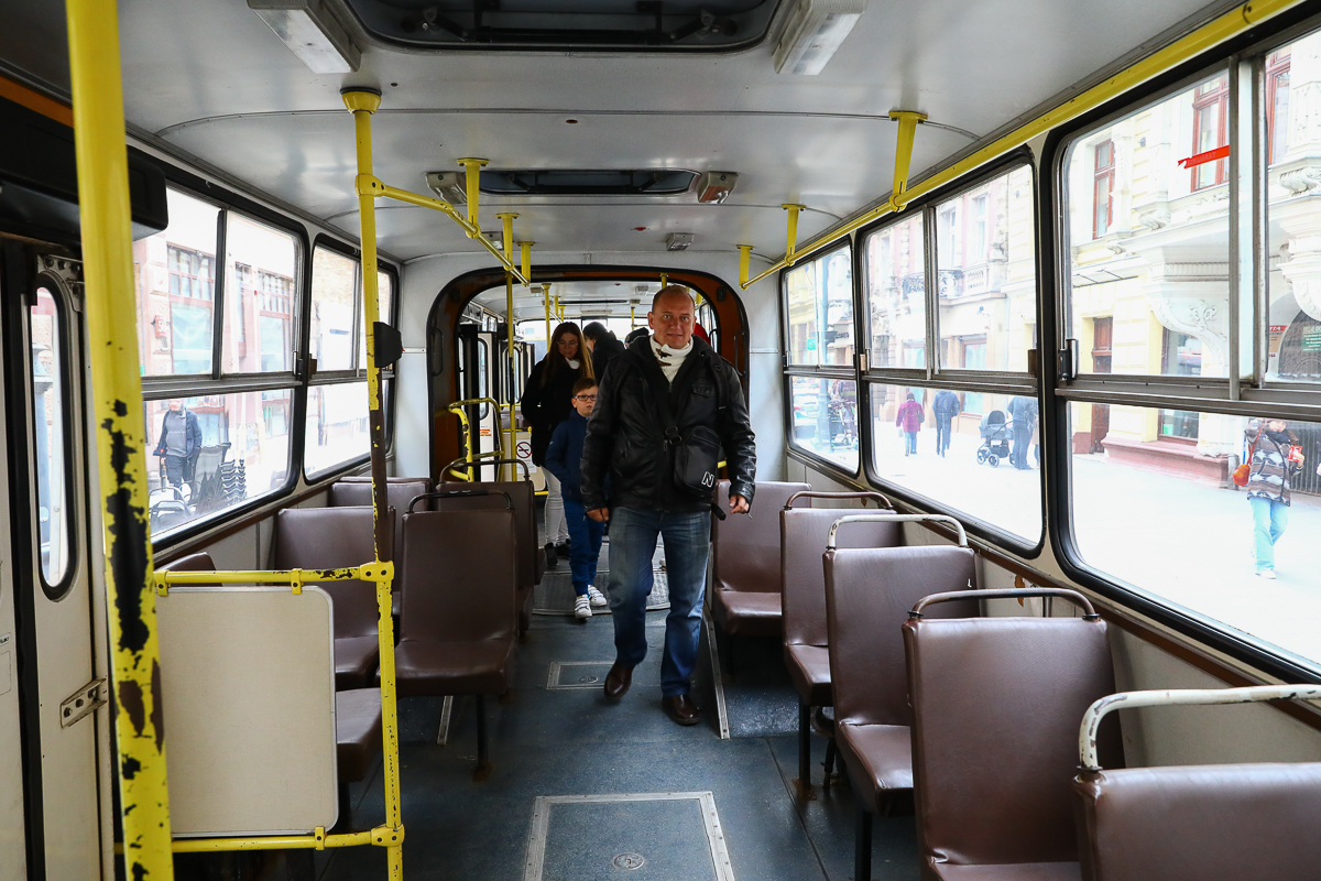 Najmłodszym mieszkańcom Łodzi szczególnie podobała się możliwość zwiedzenia starych tramwajów i autobusów