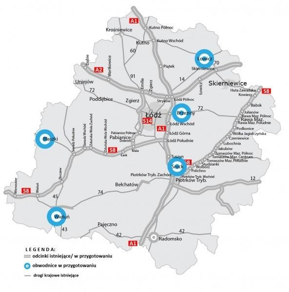 (Którędy będą przebiegać obwodnice Brzezin i Błaszek? Wpłynęło pięć ofert w przetargu (fot. gddkia.gov.pl)|wiadomości łódzkie|Łódź|TuŁódź)